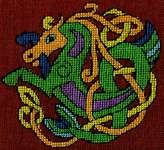 Click for more details of Cheval Celtique   (Celtic Knot Horse) (cross stitch) by Nimue Fee Main