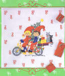 Click for more details of Children on Cycle Christmas Advent (cross stitch) by Eva Rosenstand