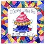 Click for more details of Choose Good Stuff (cross stitch) by Imaginating