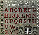 Click/tap for more details of Christmas Alphabet (cross stitch) by The Scarlett House