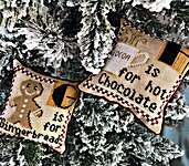 Click for more details of Christmas Alphabet - G & H (cross stitch) by Romy's Creations