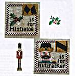 Click for more details of Christmas Alphabet - M & N (cross stitch) by Romy's Creations