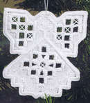 Click for more details of Christmas Angels 2 (hardanger) by Permin of Copenhagen