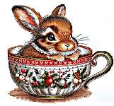 Christmas Animal Cups Rabbit