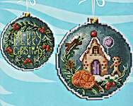 Click for more details of Christmas Ball Gingerbread House (cross stitch) by MP Studios