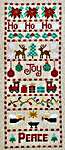 Click for more details of Christmas Band Sampler (cross stitch) by Pickle Barrel Designs