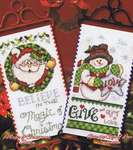 Click for more details of Christmas Banners I (cross stitch) by Stoney Creek