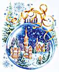 Click/tap for more details of Christmas Bauble (cross stitch) by Magic Needle