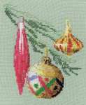Click for more details of Christmas Baubles (cross stitch) by Anne Peden
