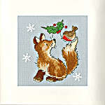 Click for more details of Christmas Card - Christmas Friends (cross stitch) by Bothy Threads