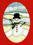 Christmas Card - Frosty Snowman
