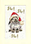 Click for more details of Christmas Card - Ho Ho Ho! (cross stitch) by Bothy Threads