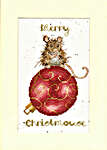 Click for more details of Christmas Card - Merry Christmouse (cross stitch) by Bothy Threads