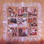 Click for more details of Christmas Celebration Sampler (cross stitch) by The Frosted Pumpkin Stitchery
