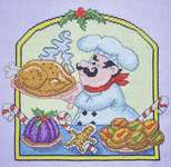 Click for more details of Christmas Chef (cross stitch) by Cross Stitching Art