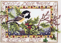 Click for more details of Christmas Chickadee (cross stitch) by Stoney Creek