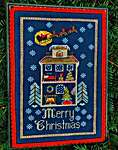 Click/tap for more details of Christmas Cutaway (cross stitch) by Pickle Barrel Designs