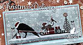 Click/tap for more details of Christmas Delivery (cross stitch) by Stitches by Ethel