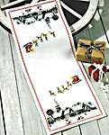 Click for more details of Christmas Eve Table Runner (cross stitch) by Permin of Copenhagen