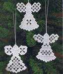 Click for more details of Christmas Hardanger Angels (hardanger) by Permin of Copenhagen