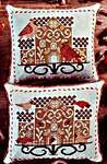 Click/tap for more details of Christmas Holiday Card 2024 (cross stitch) by The Blue Flower