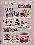 Click/tap for more details of Christmas in the City (cross stitch) by Madame Chantilly