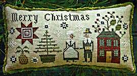 Click/tap for more details of Christmas In The Colonies (cross stitch) by Plum Street Samplers