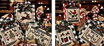 Click for more details of Christmas in the Country (cross stitch) by Annie Beez Folk Art