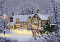 Click for more details of Christmas Inn (cross stitch) by John Clayton