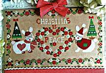 Click for more details of Christmas is Peace (cross stitch) by Cuore e Batticuore