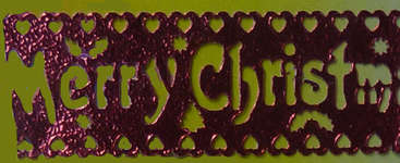 Click for more details of Christmas Lace Border (ribbons) by Siesta Frames