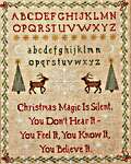 Click for more details of Christmas Magic Sampler (cross stitch) by Little Robin Designs