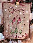 Click/tap for more details of Christmas Melodies Pillow (cross stitch) by MTV Cross Stitch Designs