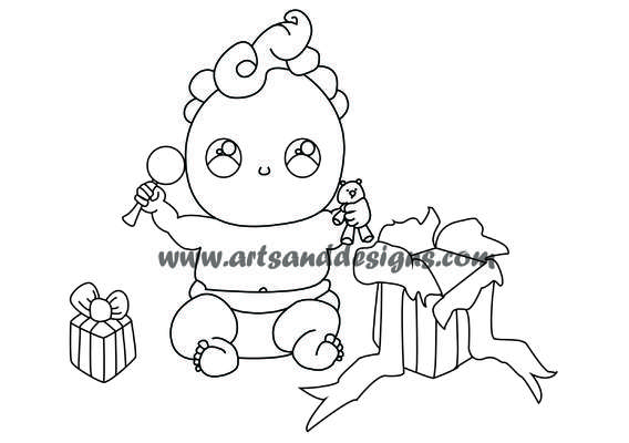 Click/tap for more details of Christmas Morning Digistamp (digital downloads) by Julie Lynes