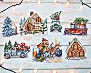 Click/tap for more details of Christmas Ornaments 3 (cross stitch) by Letistitch