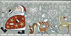 Click for more details of Christmas Parade (cross stitch) by Cottage Garden Samplings