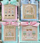 Click/tap for more details of Christmas Pastel Collection 1 (cross stitch) by Country Cottage Needleworks