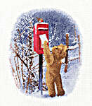 Click for more details of Christmas Post (cross stitch) by John Clayton