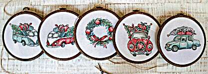 Click for more details of Christmas Retro Cars (cross stitch) by Letistitch