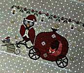 Click/tap for more details of Christmas Ride (cross stitch) by Yasmin's Made with Love