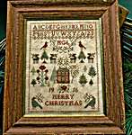 Click/tap for more details of Christmas Rose (cross stitch) by Blackbird Designs