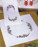 Christmas Roses and Ivy Table Covers - 40 x 80 cms table runner