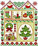 Click/tap for more details of Christmas Sampler 2 (cross stitch) by Imaginating