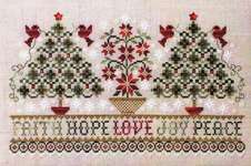 Click/tap for more details of Christmas Sentiments (cross stitch) by Stoney Creek