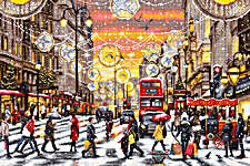 Click for more details of Christmas Shopping (cross stitch) by Luca - S