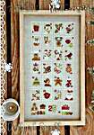 Click/tap for more details of Christmas Stamps (cross stitch) by Madame Chantilly