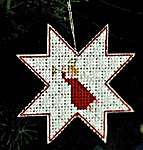 Click for more details of Christmas Star (cross stitch) by Cotton Pixels