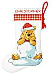 Click for more details of Christmas Stocking: Winnie the Pooh (cross stitch) by Dimensions