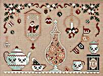 Click/tap for more details of Christmas Tea (cross stitch) by Filigram