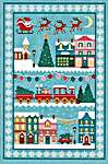 Click/tap for more details of Christmas Town (cross stitch) by Little Dove Designs
